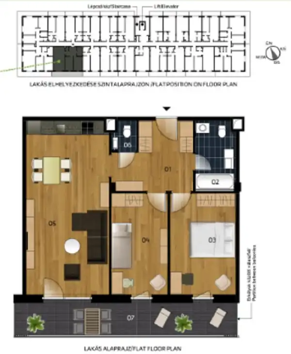 Eladó új építésű téglalakás, Vác 3 szoba 72 m² 99.9 M Ft